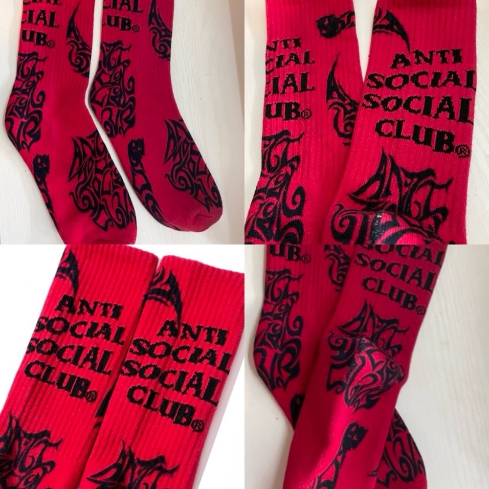 NEW Anti Social Social Club Socks